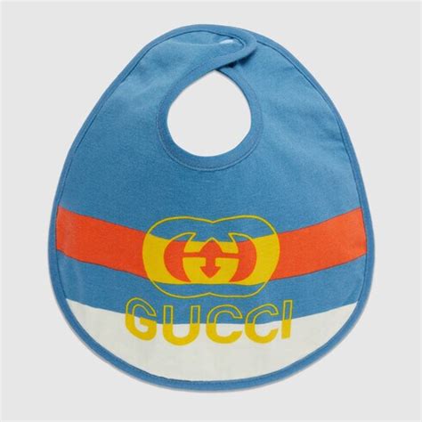 gucci baby bibs for sale|Gucci Baby cotton bib with Web.